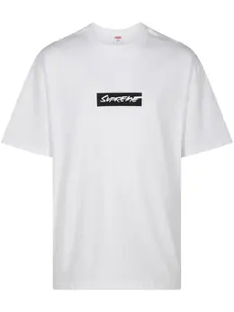 Supreme: Белая футболка  Box Logo