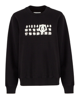 MM6 Maison Margiela: Хлопковый свитшот 