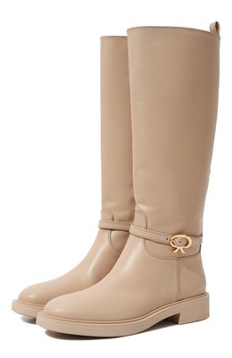 Gianvito Rossi: Сапоги  Ribbon Cavalier