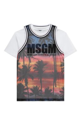 MSGM kids: Хлопковая футболка 