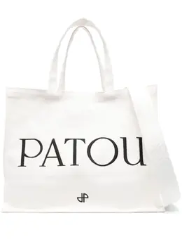 Patou: Белая сумка-шоппер 