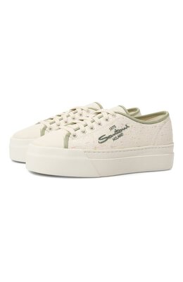 Santoni: Бежевые кеды 