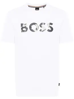 BOSS: Хлопковая футболка 