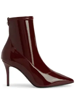 Giuseppe Zanotti: Бордовые ботинки 