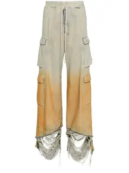 Rick Owens DRKSHDW: Голубые джинсы  Cargo