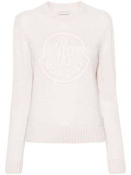 Moncler: Светлый свитер 