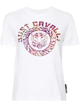 Just Cavalli: Футболка с принтом 