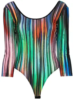 Just Cavalli: Боди с принтом 