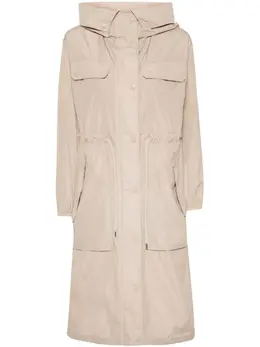 Moncler: Светлый пуховик 