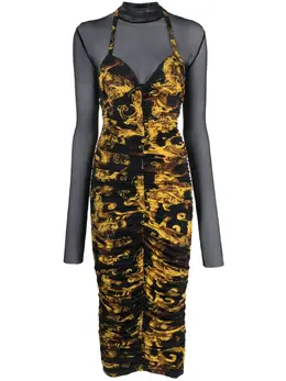 Versace Jeans Couture: Платье с принтом 