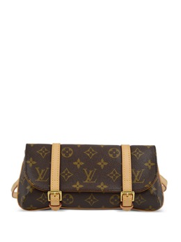 Louis Vuitton Pre-Owned: Коричневая поясная сумка 