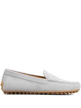 Tod's: Светлые лоферы  Gommino