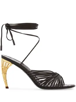 Ferragamo: Коричневые сандалии 