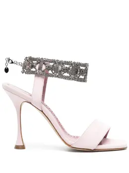 Manolo Blahnik: Светлые сандалии 
