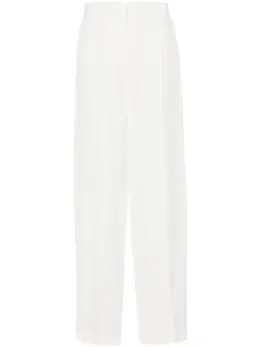 MSGM: Белые брюки 