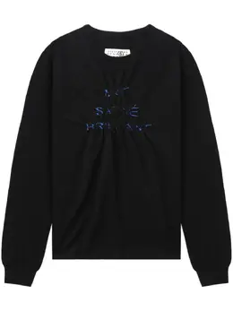 MM6 Maison Margiela: Свитшот с принтом 