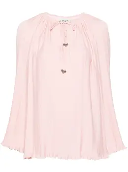 Lanvin: Блуза с длинным рукавом 