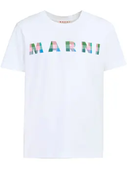 Marni: Футболка с принтом 