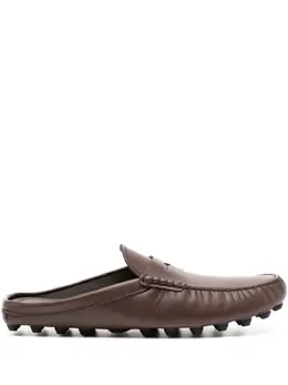 Tod's: Коричневые сабо  Gommino