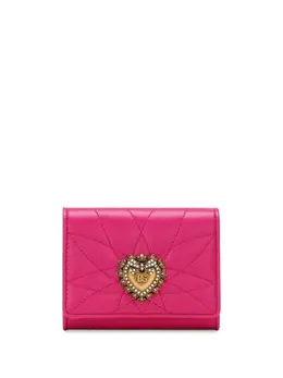 Dolce & Gabbana: Розовый кошелёк  Devotion