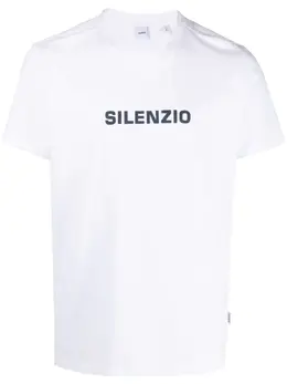 ASPESI: Футболка  Silenzio с принтом