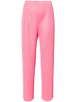 Pleats Please Issey Miyake: Прямые брюки 