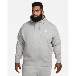 NIKE: Серая толстовка  Club