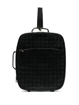 CHANEL Pre-Owned: Чёрная дорожная сумка 