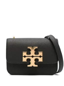 Tory Burch: Чёрная сумка через плечо  Eleanor
