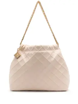 Tory Burch: Белая сумка-шоппер  Fleming
