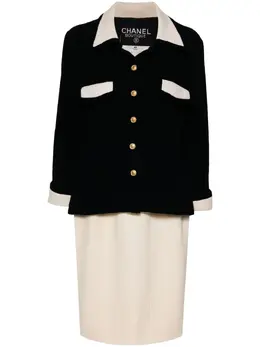 CHANEL Pre-Owned: Чёрная юбка 