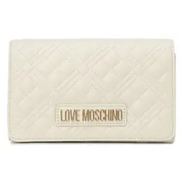 LOVE MOSCHINO: Бежевая сумка 