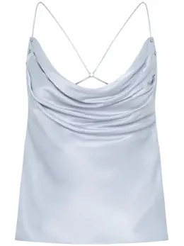 Dion Lee: Топ с воротником-хомутом 