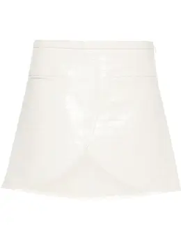 Courrèges: Кожаная юбка 