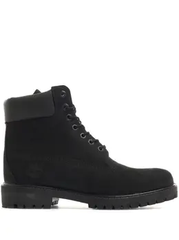 Timberland: Чёрные ботинки 