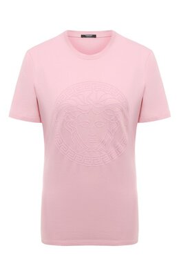 Versace: Хлопковая футболка 