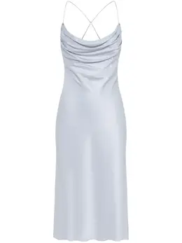 Dion Lee: Платье с воротником-хомутом 