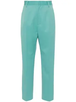 MM6 Maison Margiela: Зелёные брюки 