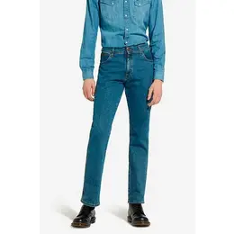 Wrangler: Голубые джинсы 