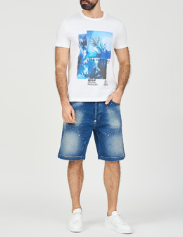 PHILIPP PLEIN: Сині шорти 