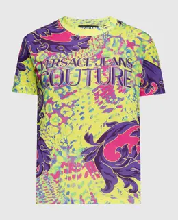 Versace Jeans Couture: Футболка с принтом 