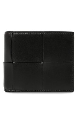 Bottega Veneta: Чёрный кошелёк 