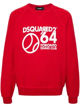 Dsquared2: Хлопковый свитшот  Tennis