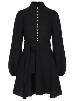 FORTE DEI MARMI COUTURE: Льняное платье 