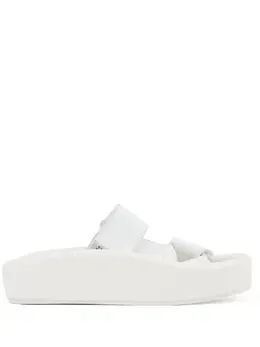 MM6 Maison Margiela: Белые сандалии 