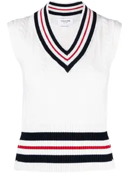 Thom Browne: Топ  RWB в полоску