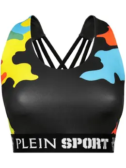 Plein Sport: Чёрный бюстгальтер 