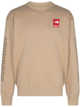 Supreme: Бежевый свитшот 