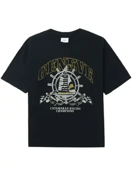 RHUDE: Хлопковая футболка 