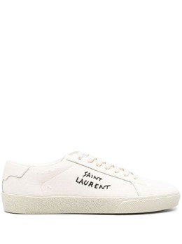 Saint Laurent: Белые кроссовки  Court Classic